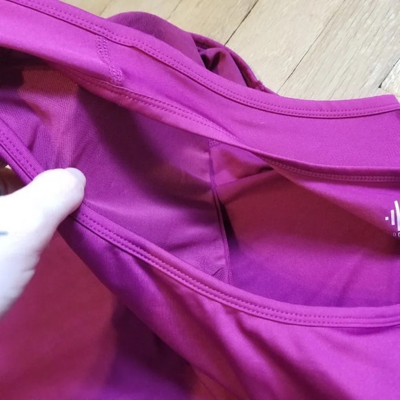 J. Dow Fitness Yoga Jumpsuit Raspberry Pink Bodysuit NWT Women's Size XXL - Picture 7 of 7